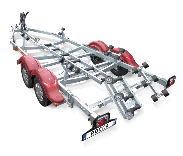 Trailer for keel boats